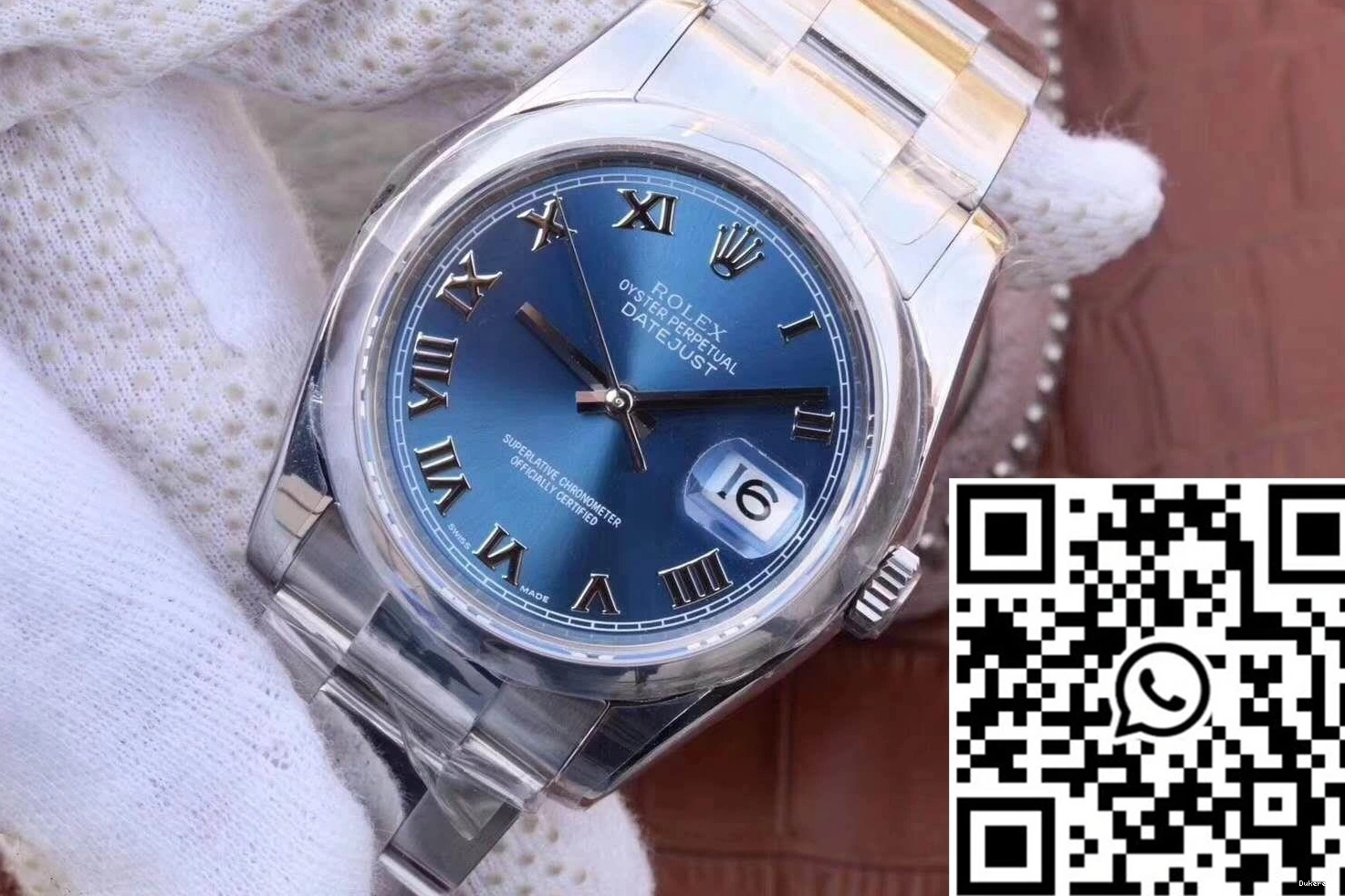 36MM Datejust Rolex Blue 655 Dial Affordable II 116334 AR Factory 0719
